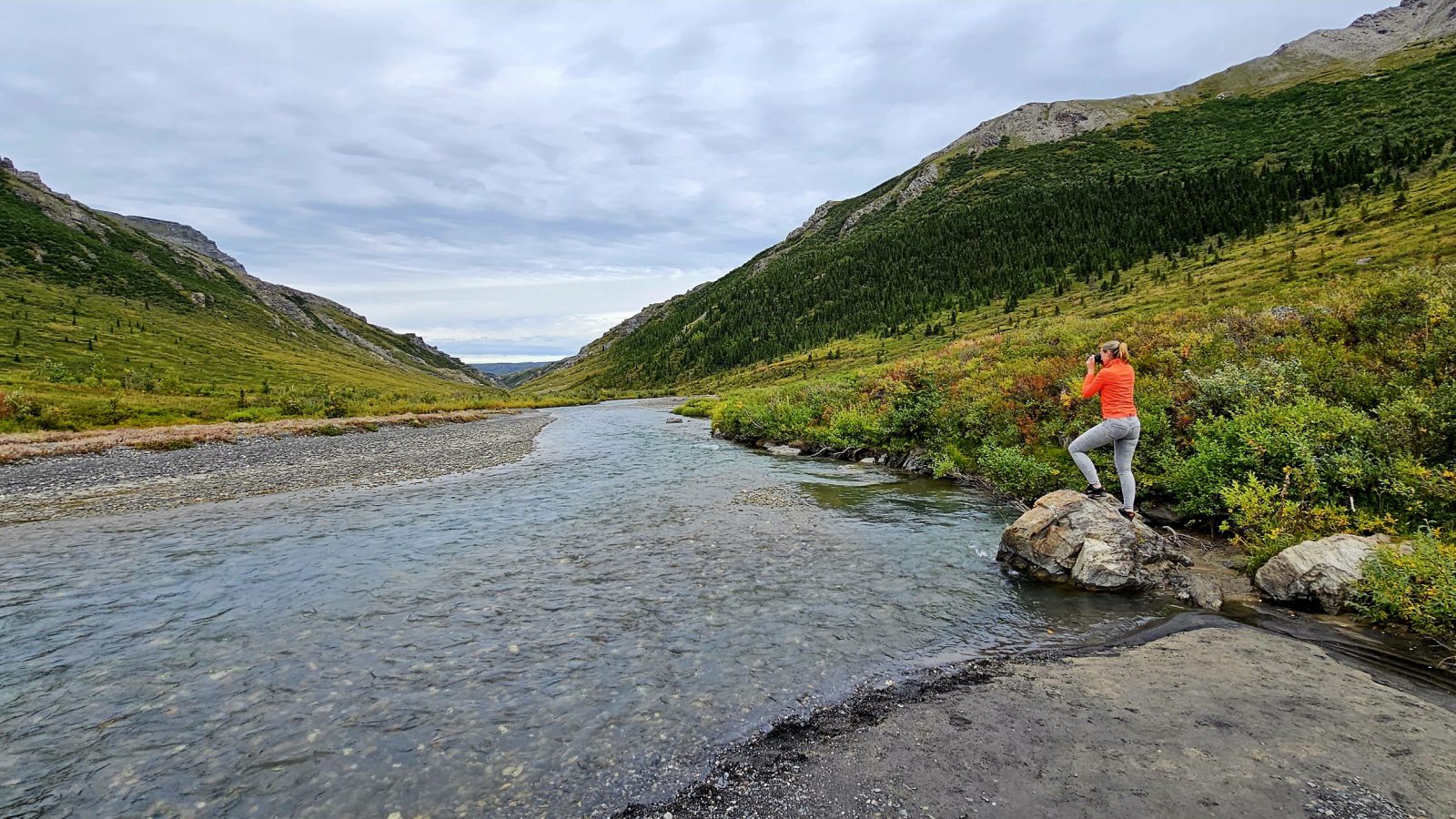 USA Alaska Denali National Park river photography